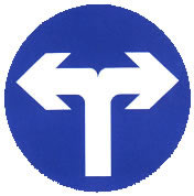 向左和向右轉(zhuǎn)彎標志