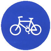 非機動車行駛標志