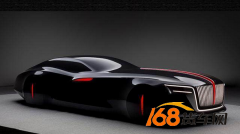 價值千萬的紅旗跑車，車標秒