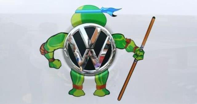 車標還能這么玩？大眾車標變烏龜，寶駿名副其實