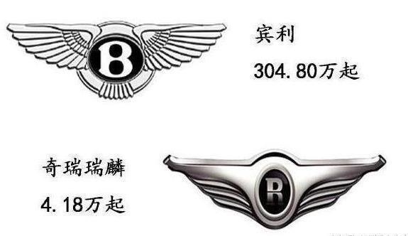 10組較相似車標，第九組絕對不會看錯！第十組像不像你們自己看！