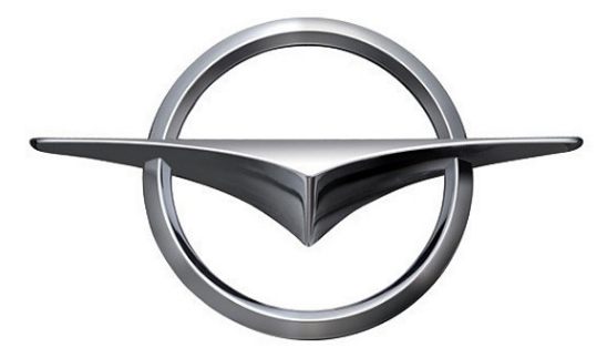 五個較好看的國產汽車LOGO，較后一個已經倒閉