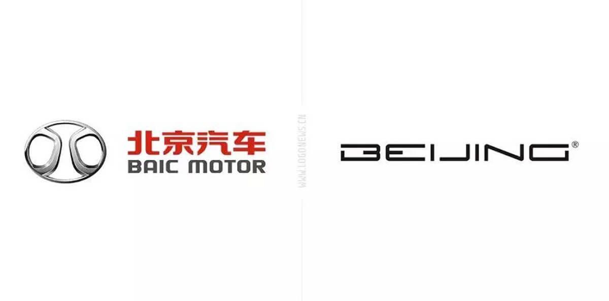 北京汽車的新logo設計你怎么看之英文字體logo設計