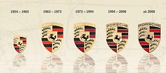 別看不起國產車標了！保時捷舊logo還不如寶駿，寶馬的舊車標更丑