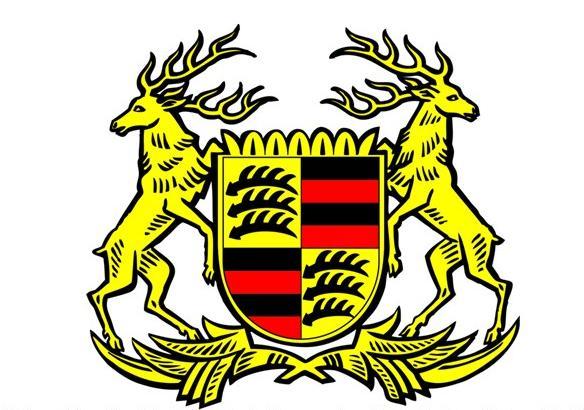 別看不起國產車標了！保時捷舊logo還不如寶駿，寶馬的舊車標更丑