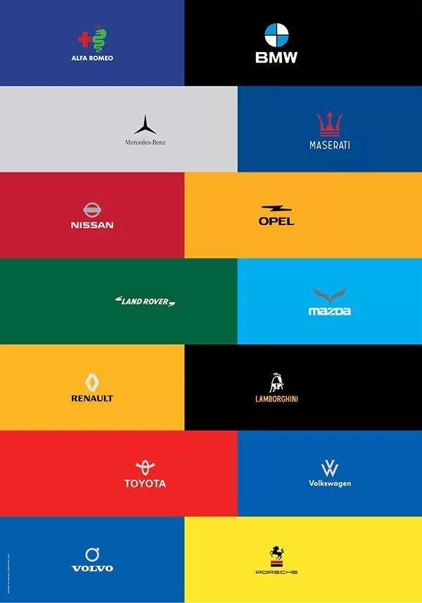 原來這些汽車品牌的LOGO，還可以更簡練！