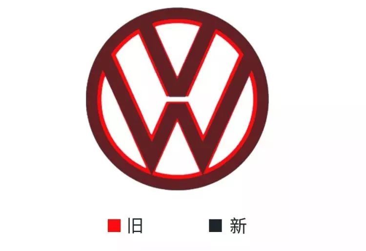 大眾新LOGO曝光，都快瘦成閃電了