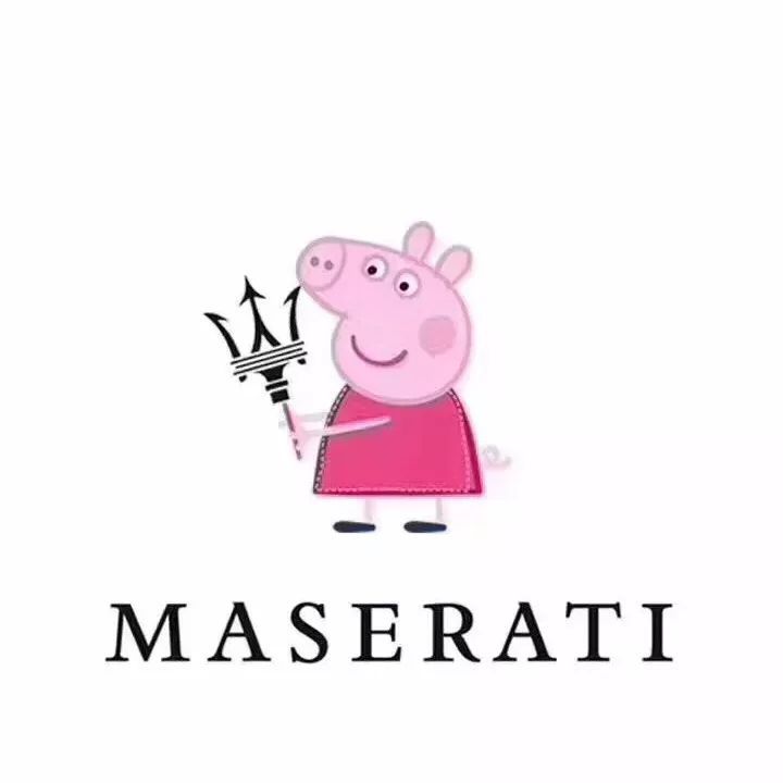 當這些汽車logo加上小豬佩奇，沒想到也這么萌新！