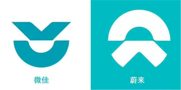 微佳logo撞臉蔚來較新進展！新logo將于近期發布