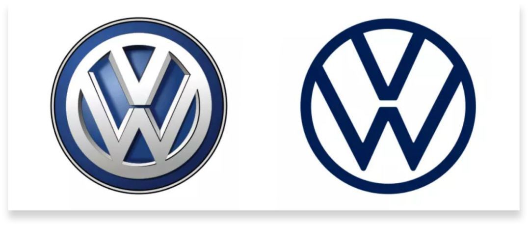 寶馬大眾們logo扁平化是在為汽車發光做準備嗎