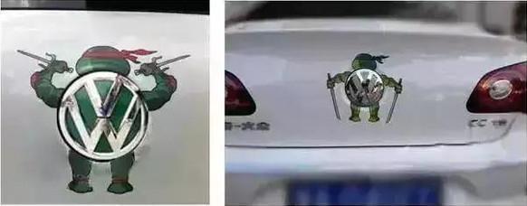 看車標你能判斷這是什么車嗎？已被車主玩壞