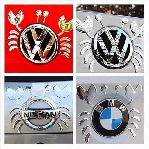 被玩壞的車標，腦洞大開！車主都笑哭了