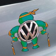 大眾車主嫌車標(biāo)不好看，爆改