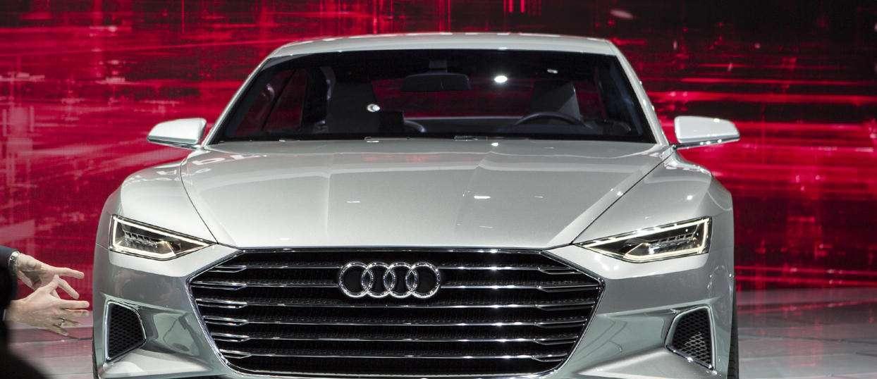 奧迪新旗艦實車曝光！對標邁巴赫S級，4升V8加48V輕混