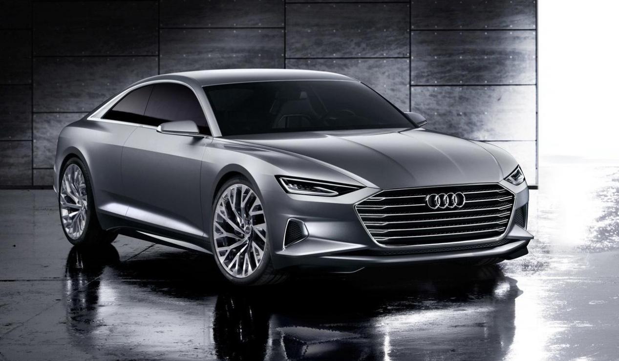 奧迪新旗艦實車曝光！對標邁巴赫S級，4升V8加48V輕混