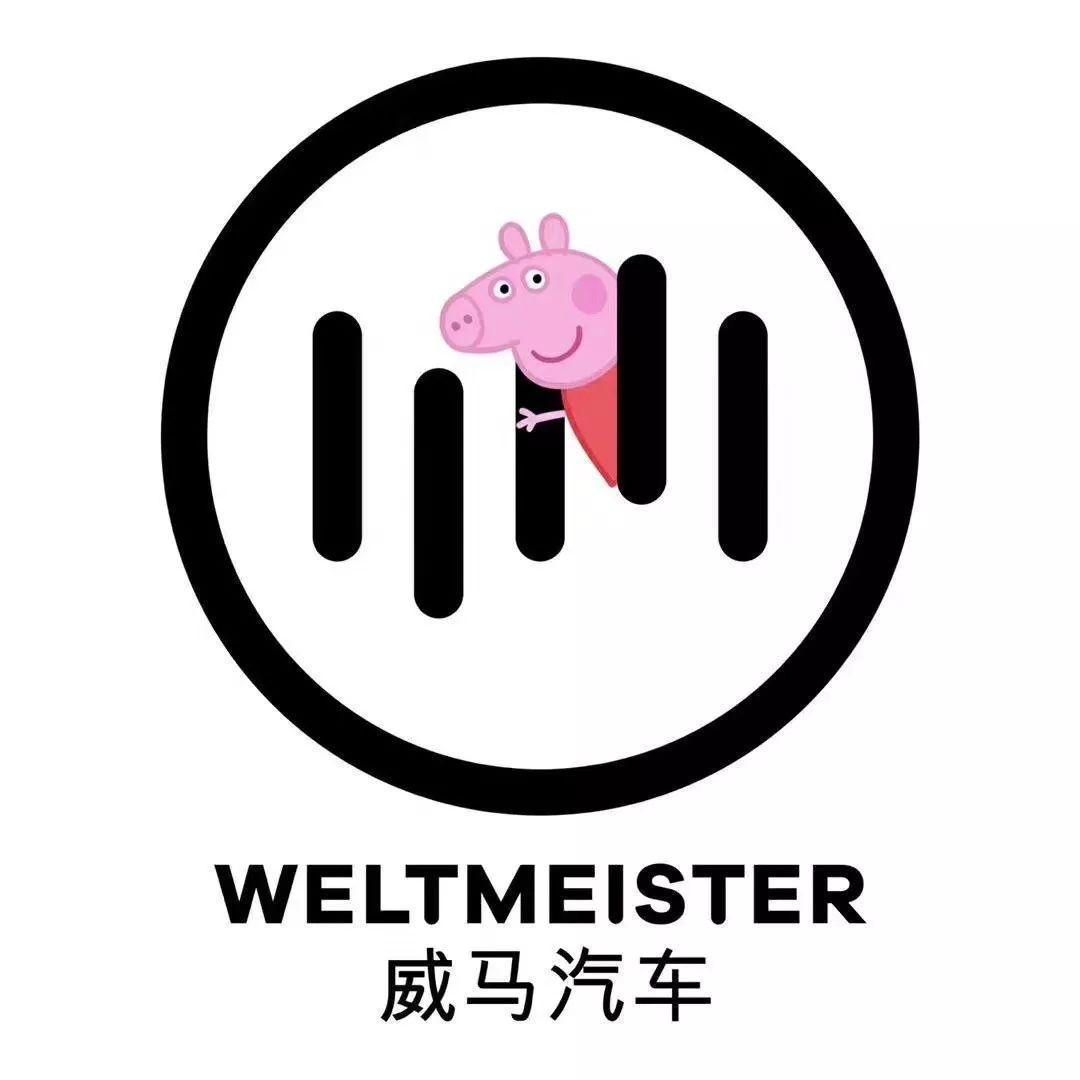 社會！社會！小豬佩奇已經把各大車企LOGO玩壞了